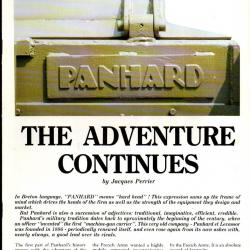 plaquette publicitaire panhard en anglais