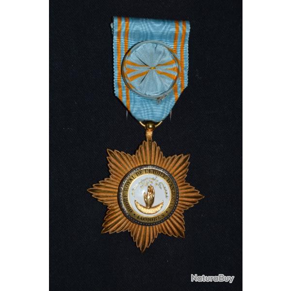 ETOILE D'OFFICIER DE L'ORDRE ROYAL DE L'ETOILE D'ANJOUAN (1874-1963)-COMORES-ORDRE COLONIAL
