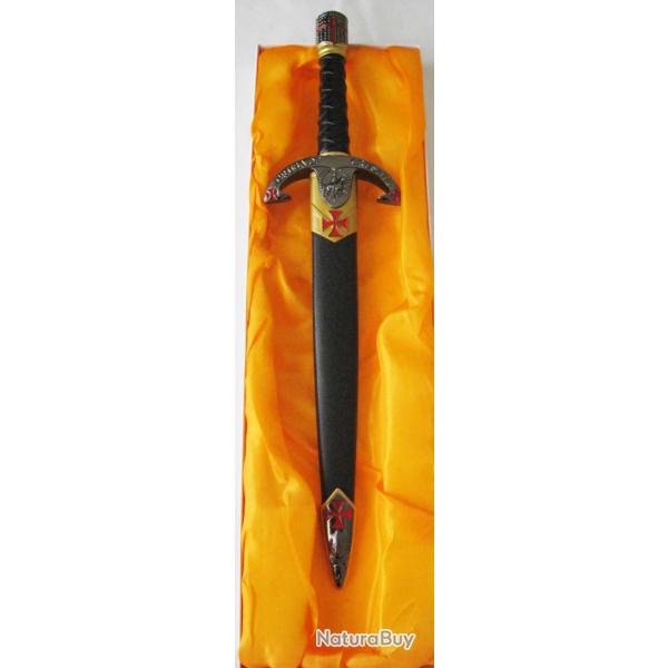 MEDIEVAL COUTEAU DAGUE DE COLLECTION CROISADE - Rf.D311