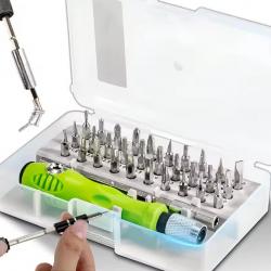 Kit tournevis de précision embouts magnétiques 32 pièces