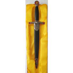 MEDIEVAL COUTEAU DAGUE DE COLLECTION TEMPLIER - Réf.D110