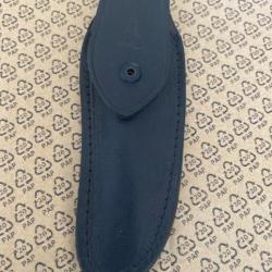 HOUSSE COUTEAU  LAGUIOLE   FABRICATION FRANCAISE EN CUIR  11CM    2