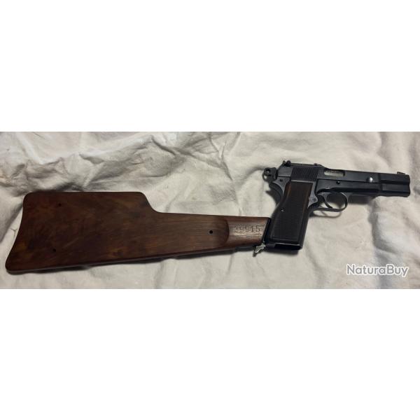 Rare pistolet FN GP 35 avec hausse 1er modle