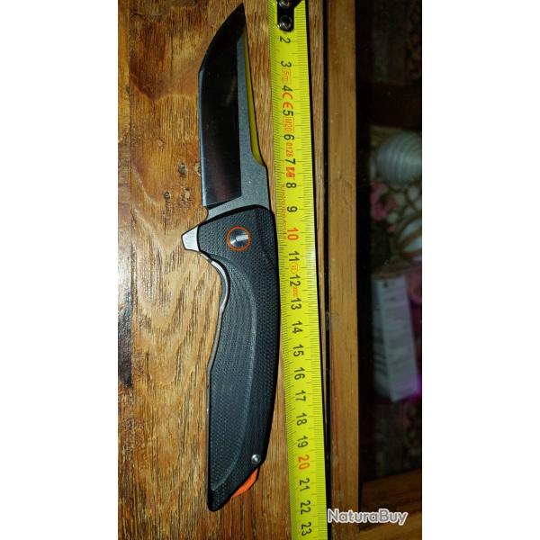 Magnifique couteau lame acier D2Style tanto
