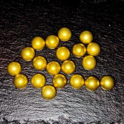 20 BILLES ALUMINIUM CAL.43 T4E COULEUR OR POUR UNE MEILLEURE PUISSANCE + DE VÉLOCITÉ & PÉNETRATION !