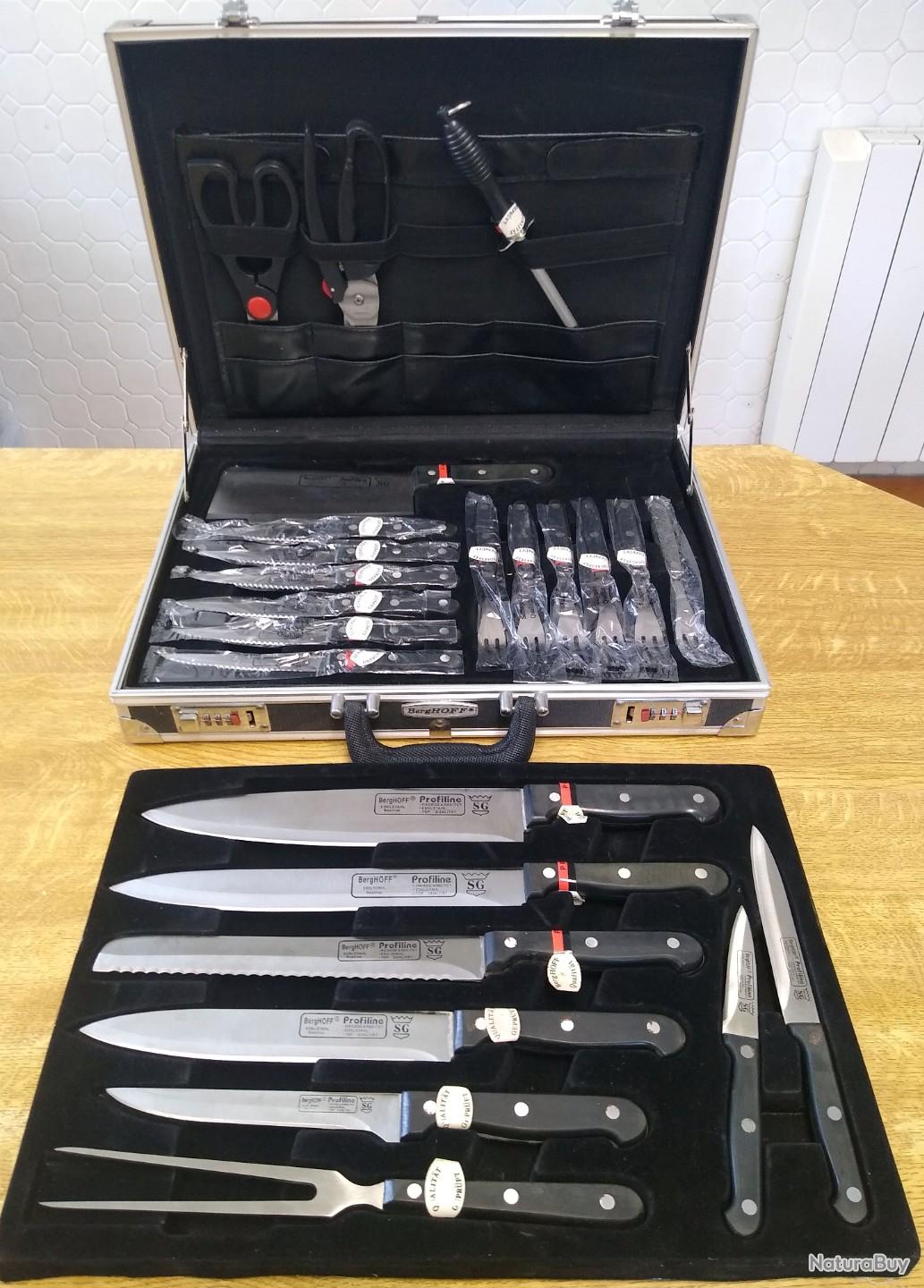 Mallette couteaux de boucher 7pcs