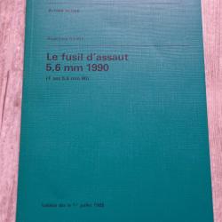 1988 Notice sur le FASS 90 - Fusil d'assaut 5,6 mm 1990