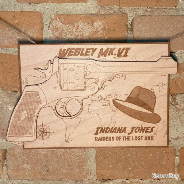 Plaque dcorative intractive : Webley Mark VI