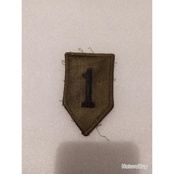 Patch arme us 1st INFANTRY DIVISION kaki ORIGINAL
