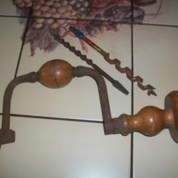 Ancien vilebrequin avec 2 meches