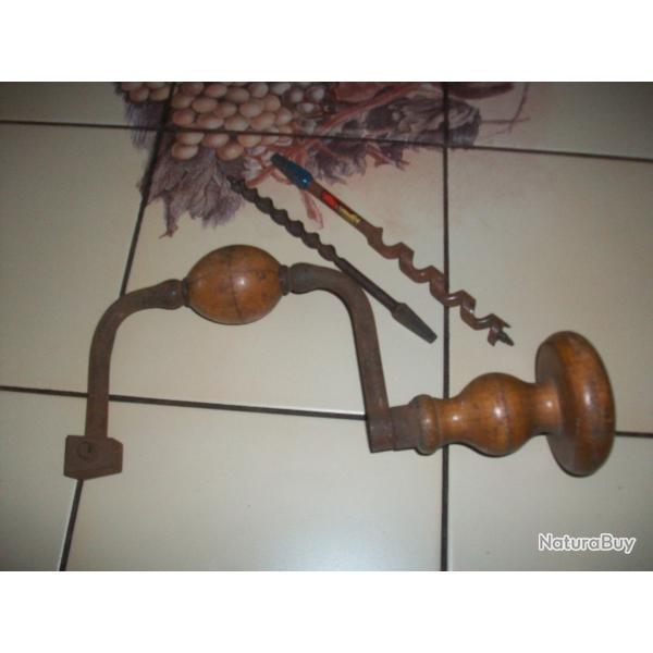 Ancien vilebrequin avec 2 meches