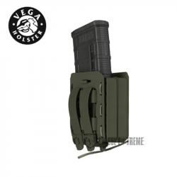 Porte-Chargeur Double VEGA Bungy 8BL08 pour cal 308/ 7,62 mm Vert Olive