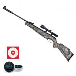 Vente express ! Pack Carabine Norica Spider GRS - 19,9 Joules - Cal. 4,5mm - Camo