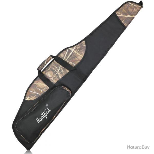 tui Fusil Souple 123 cm 600D Oxford Rembourr Poche Zippe Bandoulire rglable Etanche Camouflage