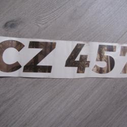 Autocollant CZ cc