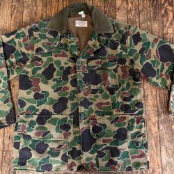 Veste camo américaine Duck Hunter vintage des années 1970