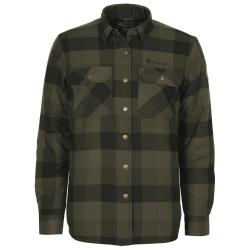 Chemise à Carreaux Vert Noir pour Femme Canada Classique 2.0 Pinewood