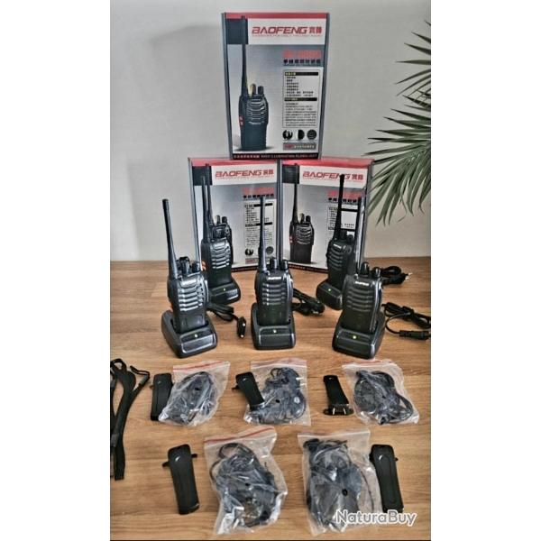 Pack 5 talkie-walkie neuf dans l'emballage  1 euro !!!