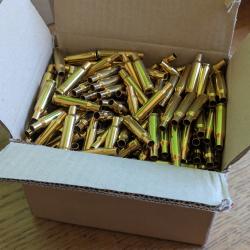 vends boite d'etuis neufs calibre 222 Remington ainsi que les ogives