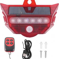 Alarme solaire détecteur de mouvement - 120 dB - Etanche IP65