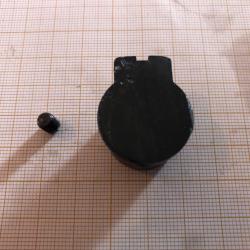 Pistolet à plombs Record: bouchon arrière avec vis