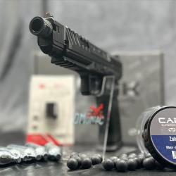 PACK LASER PRÊTE A TIRER PISTOLET CANIK RIVAL CO2 C50 BLACK