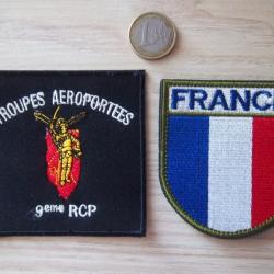 lot écussons 9e régiment de chasseurs parachutistes France Pamiers insignes collection