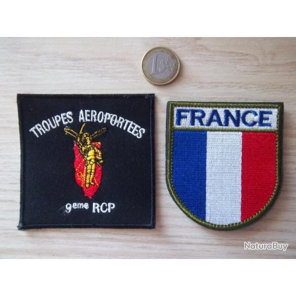 lot cussons 9e rgiment de chasseurs parachutistes France Pamiers insignes collection