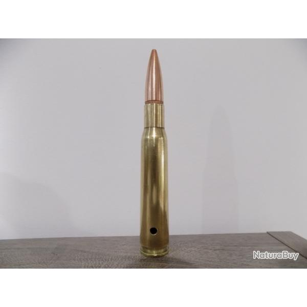 Cartouche calibre 12.7mm neutralise par perage.
