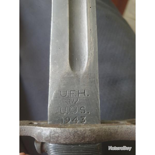 Baonnette US m1  anne 1943