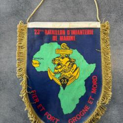 fanion 23e bataillon d'infanterie de marine (BIMa) sénégal