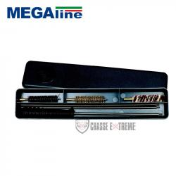 Nécessaire de Nettoyage MEGALINE en Boîte Plastique Acier Cal 22 Lr