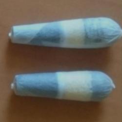 Lot de 60 Cartouches papier cal 44 avec 1g de poudre noire pnf2 et bourre polenta.