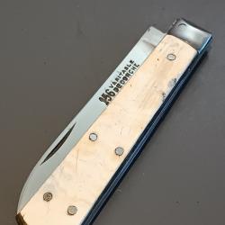 ANCIEN COUTEAU GARONNAIS, 136 DECONCHE, THIERS, XXème, manche CORNE.