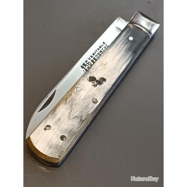 ANCIEN COUTEAU GARONNAIS, 136 DECONCHE, THIERS, XXme, manche CORNE.