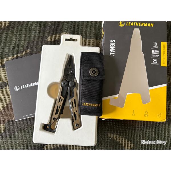 PINCE LEATHERMAN SIGNAL COYOTE + TUI NYLON