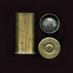 .44 S&W Russian - intéressant tir réduit balle sphérique interne - marquage : W.R.A.Co. 44 S.&W. R.