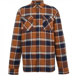 Chemise canadienne Regatta Spennith Shacket orange bleue XXL