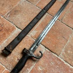 Baïonnette française Berthier 1892 1er type - WW1 (2)