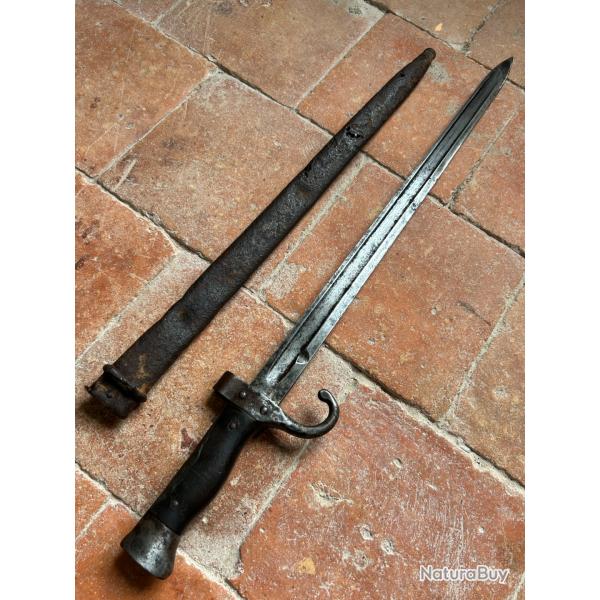 Baonnette franaise Berthier 1892 1er type - WW1 (2)