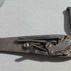 Platine gauche pour fusil ancien à percussion