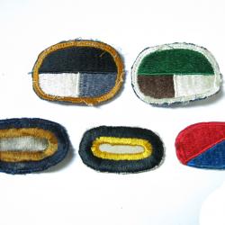 Lot de 5 insignes tissus Parachutiste  US ref ing 3