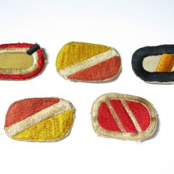 Lot de 5 insignes tissus Parachutiste  US ref ing 10 box 148
