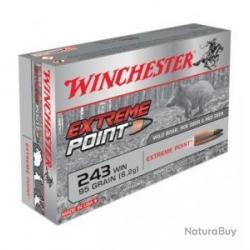CARTOUCHE WINCHESTER calibre 243WIN EXTREME POINT 95GR 6.2g x20