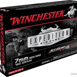 CARTOUCHES WINCHESTER calibre 7RM ACCUbondct 160grs x20