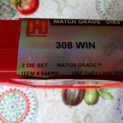 jeu outil hornady 308  win match grade