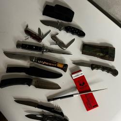 Collection de couteaux