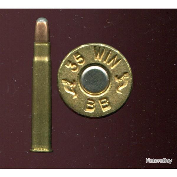 .35 WCF Winchester - marquage : 35 WIN kangourou BB kangourou - balle cuivre pointe plomb arrondie