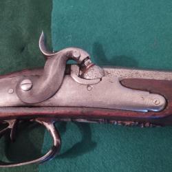 Fusil de chasse Français   du fin du 18 eme siécle tranformée á percussion
