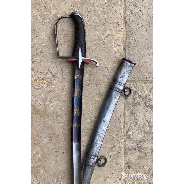 Sabre d'officier de Hussard ou de la Garde .Consulat / Empire. France.